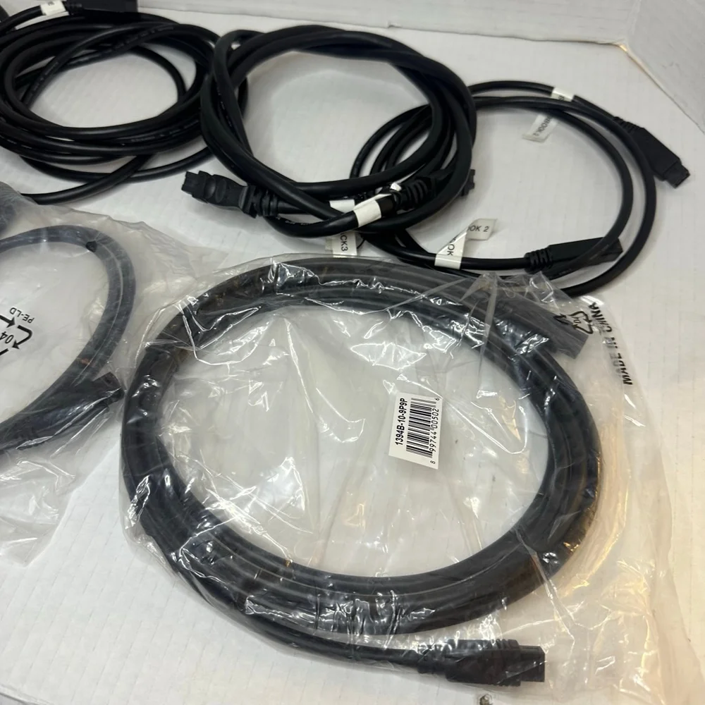 Lot of 8 FireWire 800 Cables (Various Lengths)